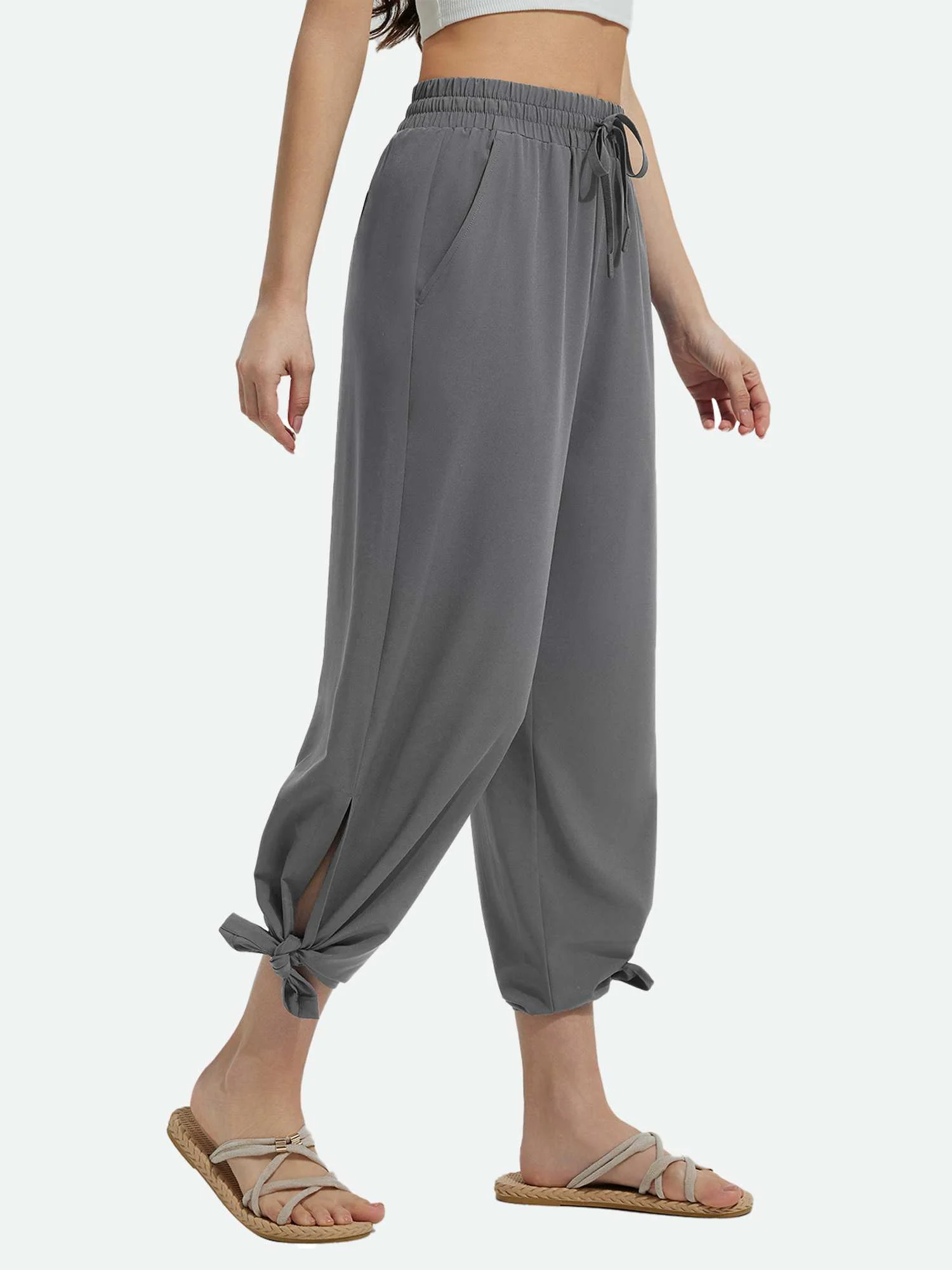 Women's UPF 50+ Quick-Dry Wide-Leg Swim Pants - Image 20
