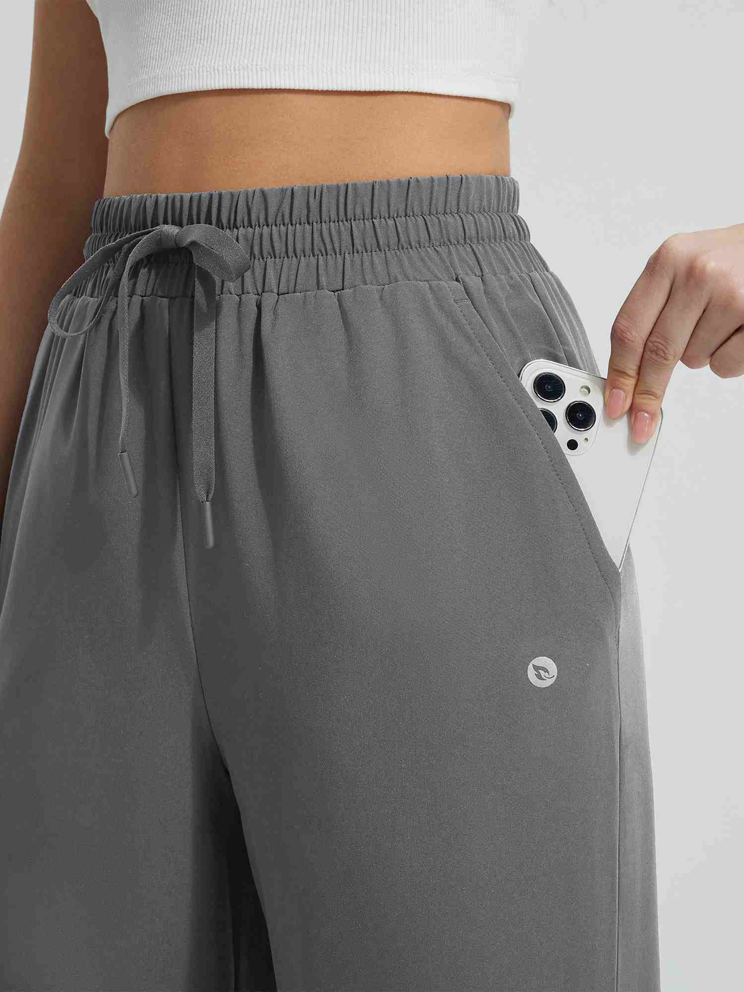 Women's UPF 50+ Quick-Dry Wide-Leg Swim Pants - Image 22