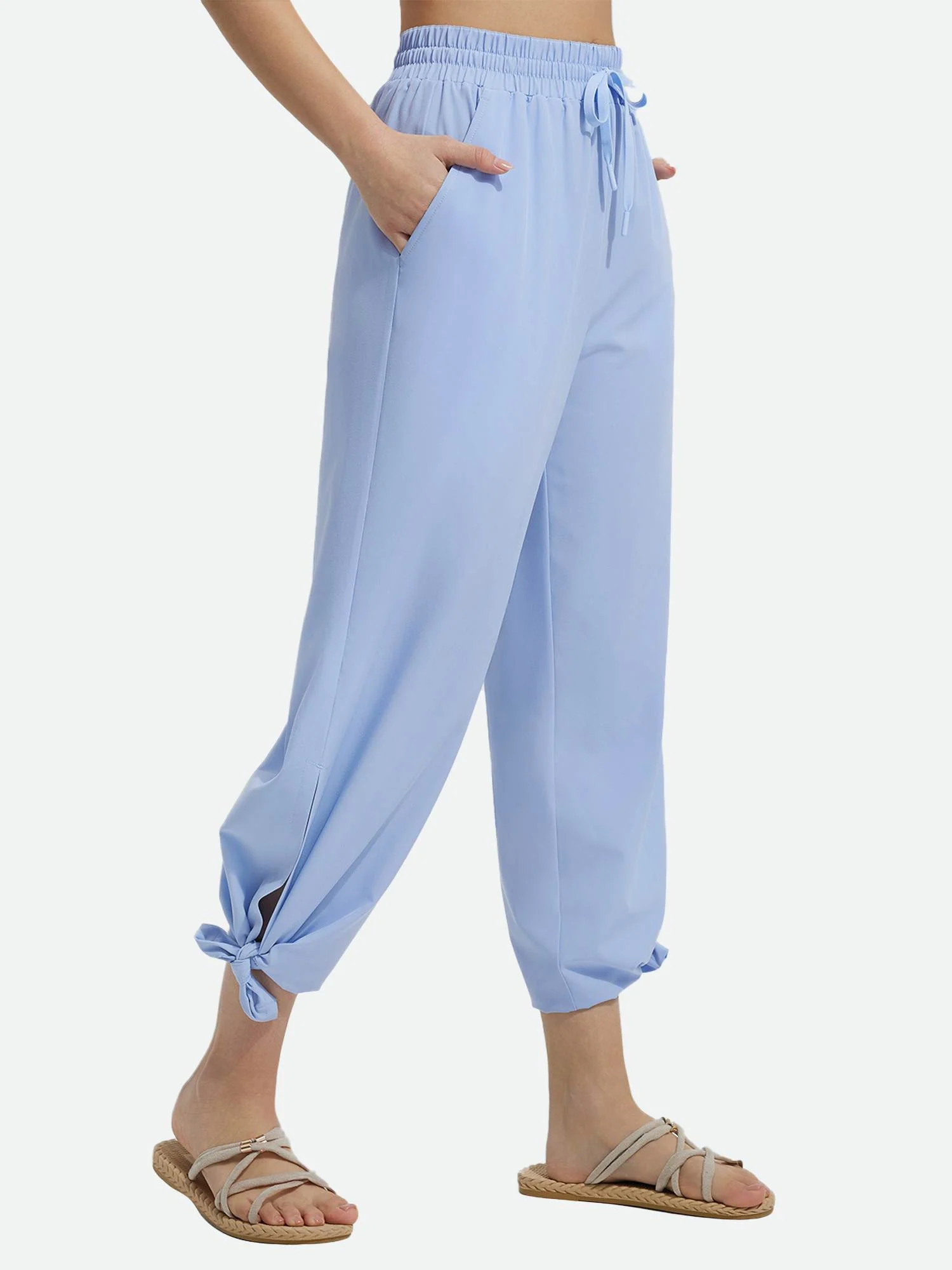 Women's UPF 50+ Quick-Dry Wide-Leg Swim Pants - Image 4