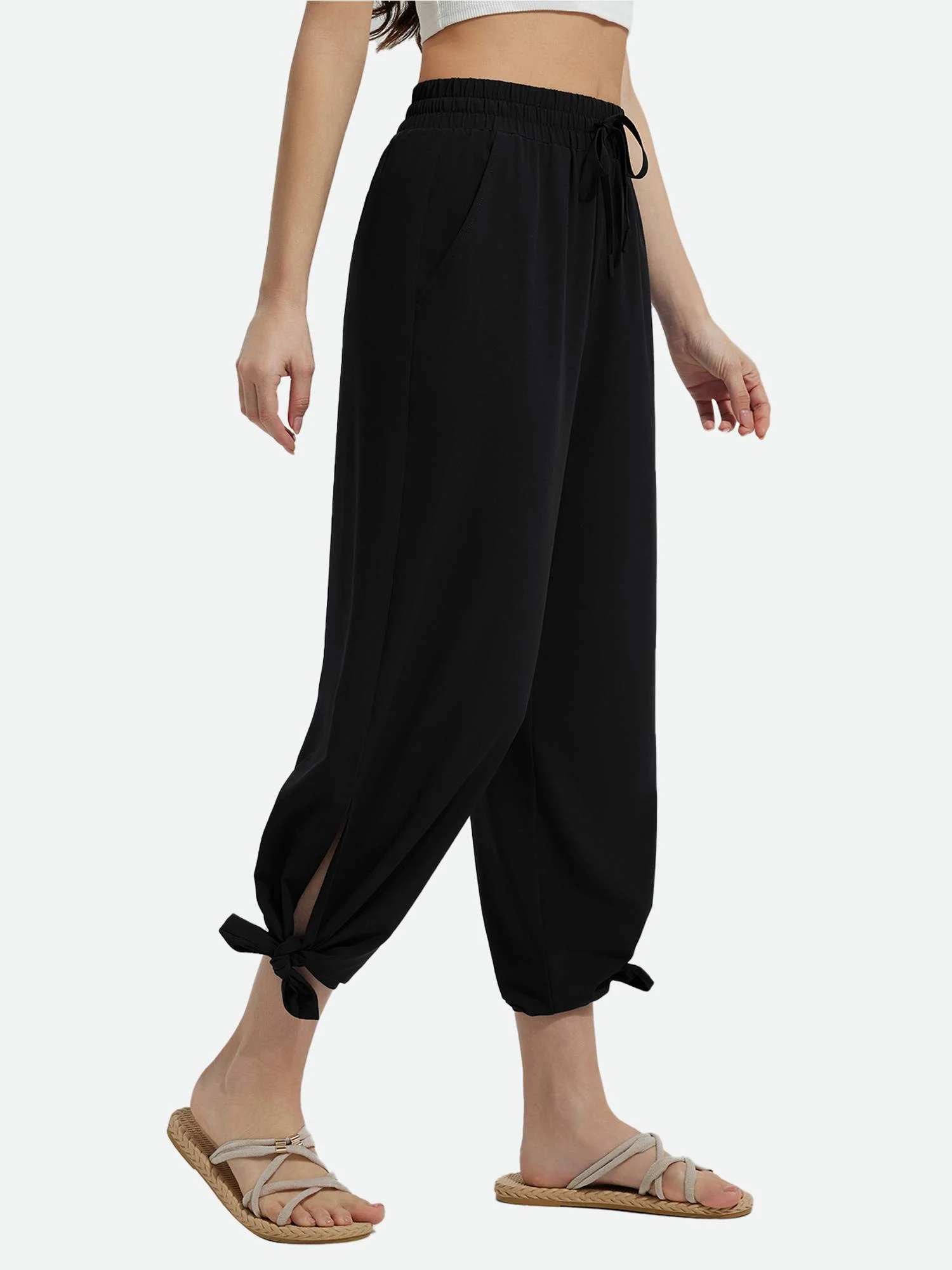 Women's UPF 50+ Quick-Dry Wide-Leg Swim Pants - Image 8