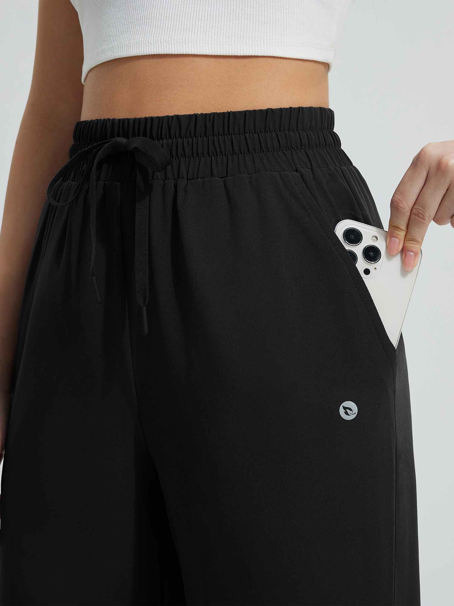 Women's UPF 50+ Quick-Dry Wide-Leg Swim Pants - Image 9