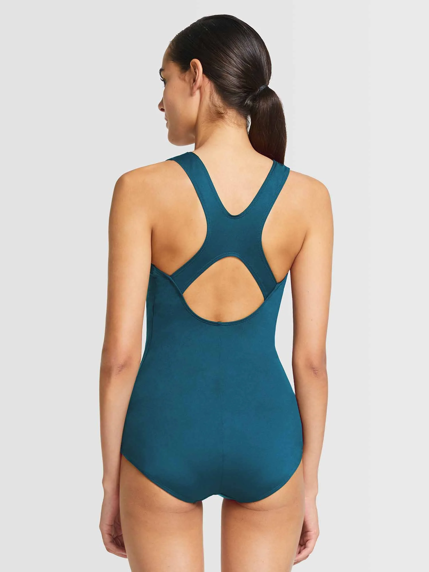 Women's Athletic Racerback One-Piece Swimsuit - Image 32