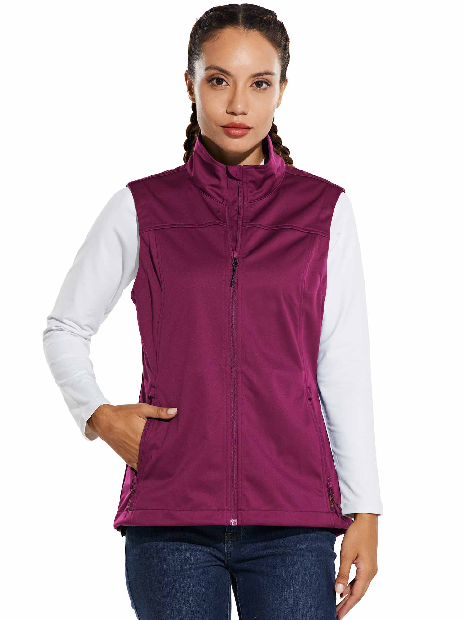 Women's Windproof Softshell Vest - Image 12