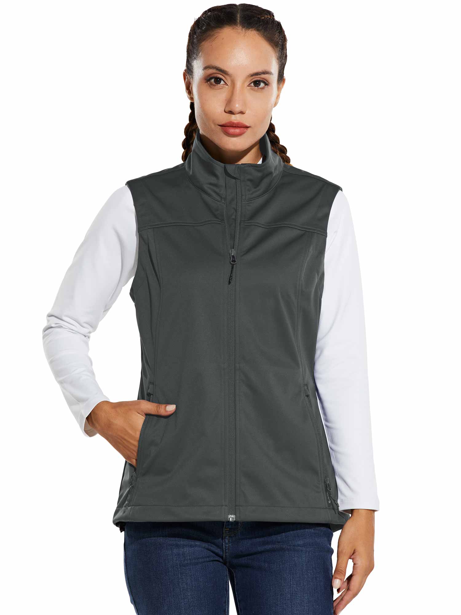 Women's Windproof Softshell Vest - Image 30