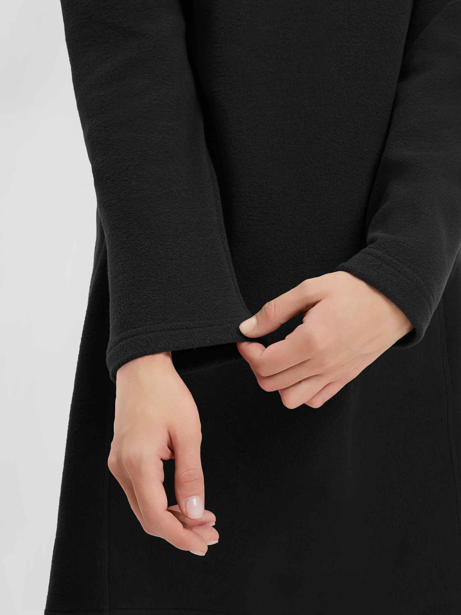 Women’s Outdoor Knit Hooded Fleece Dress - Image 10