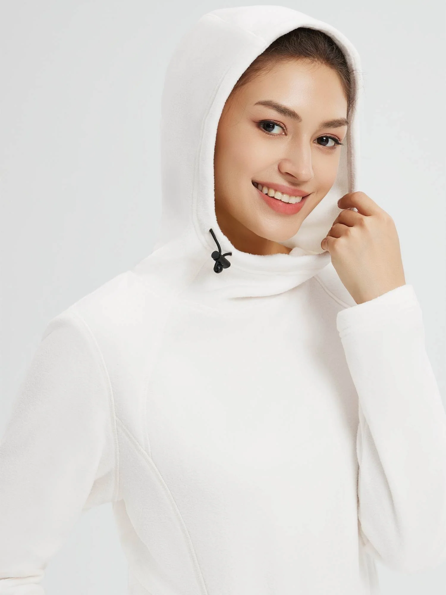 Women’s Outdoor Knit Hooded Fleece Dress - Image 17