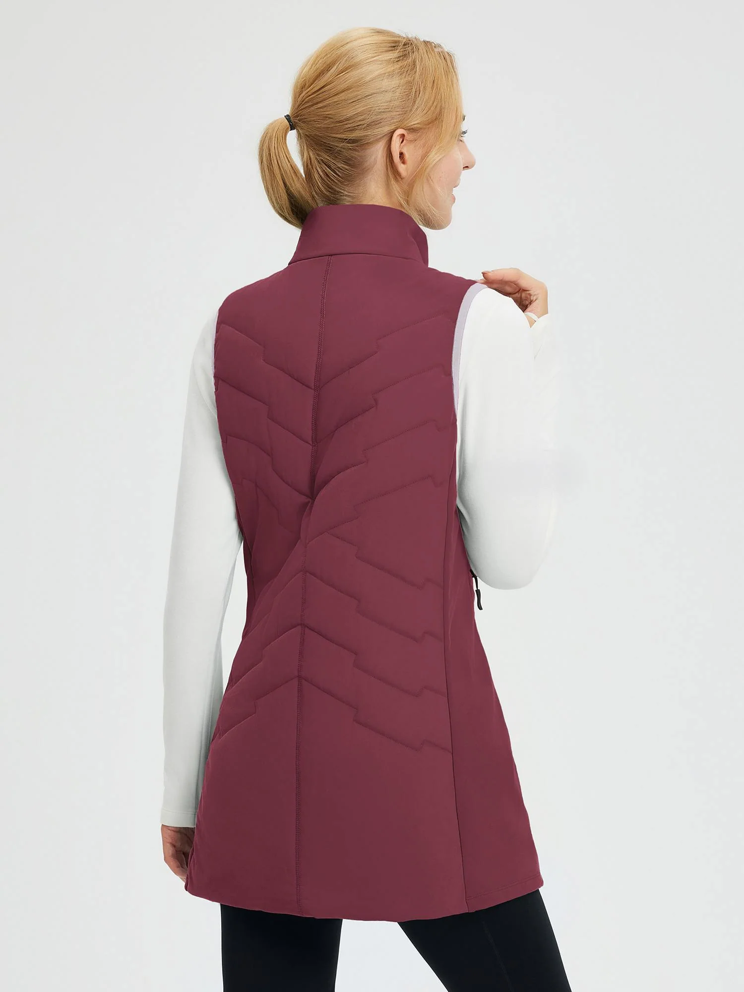 Women's Outdoor Mid-Length Woven Hiking Vest - Image 25