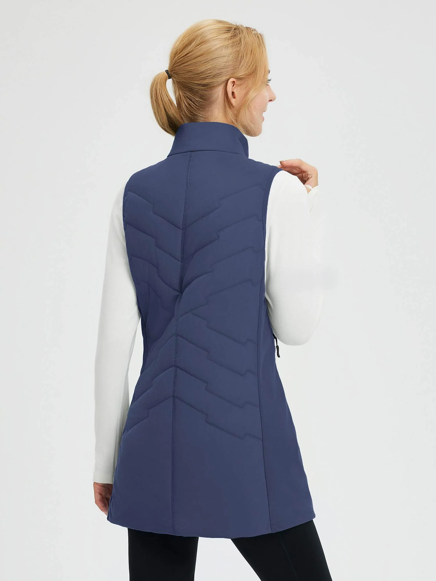 Women's Outdoor Mid-Length Woven Hiking Vest - Image 5