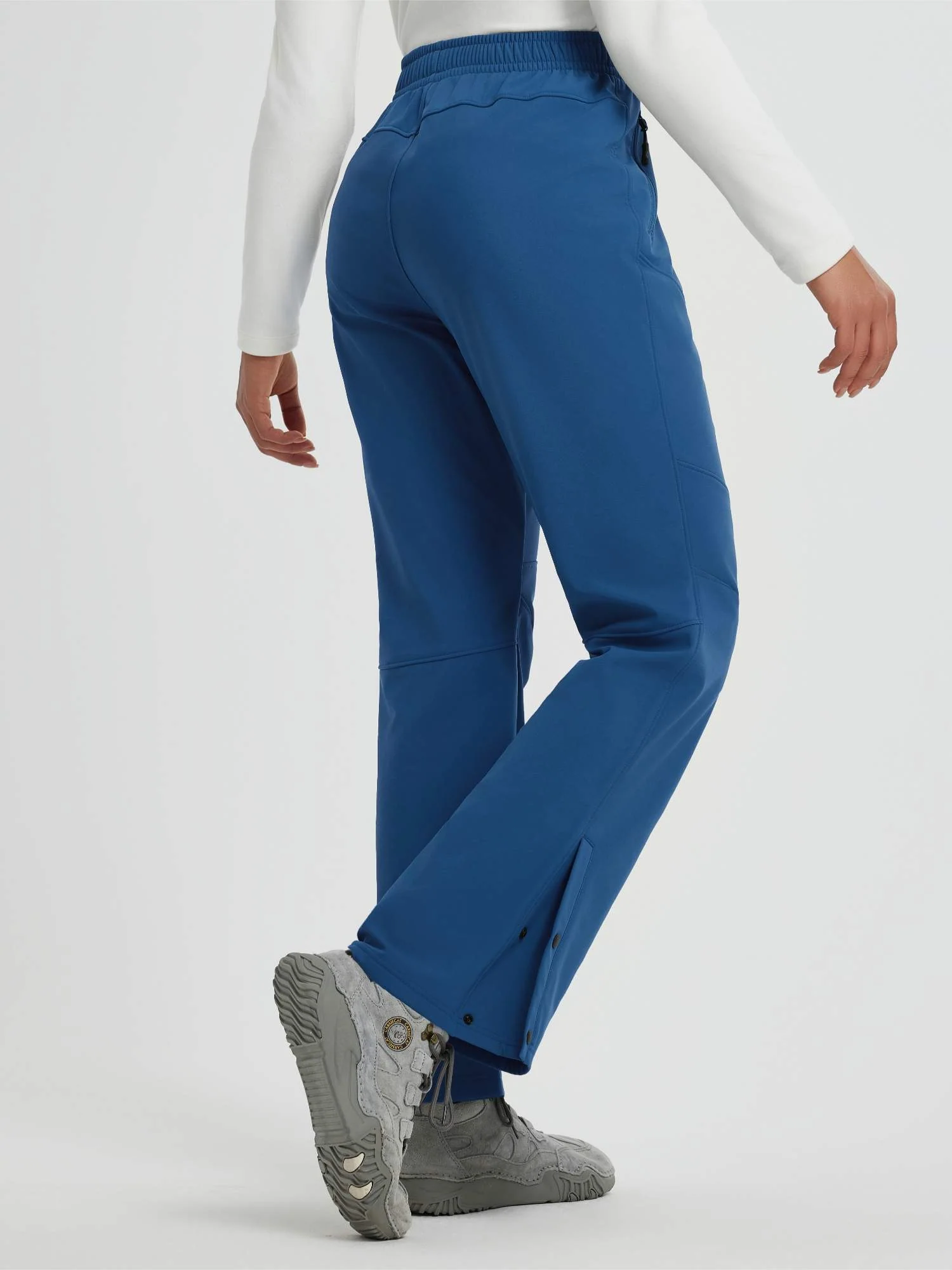 Women's Outdoor Softshell Straight-Leg Zipper Pocket Pants - Image 15