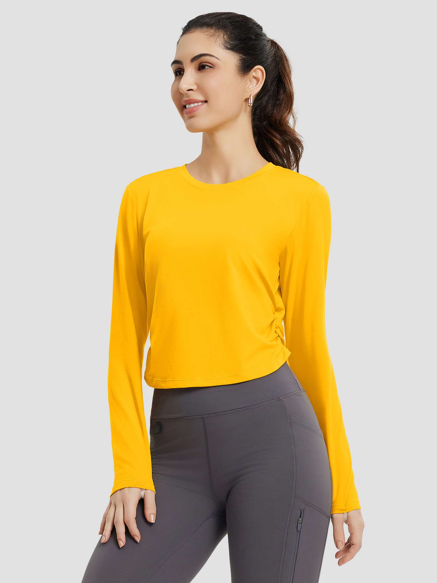 Women's Running Crew-Neck Long-Sleeve T-Shirt - Image 11