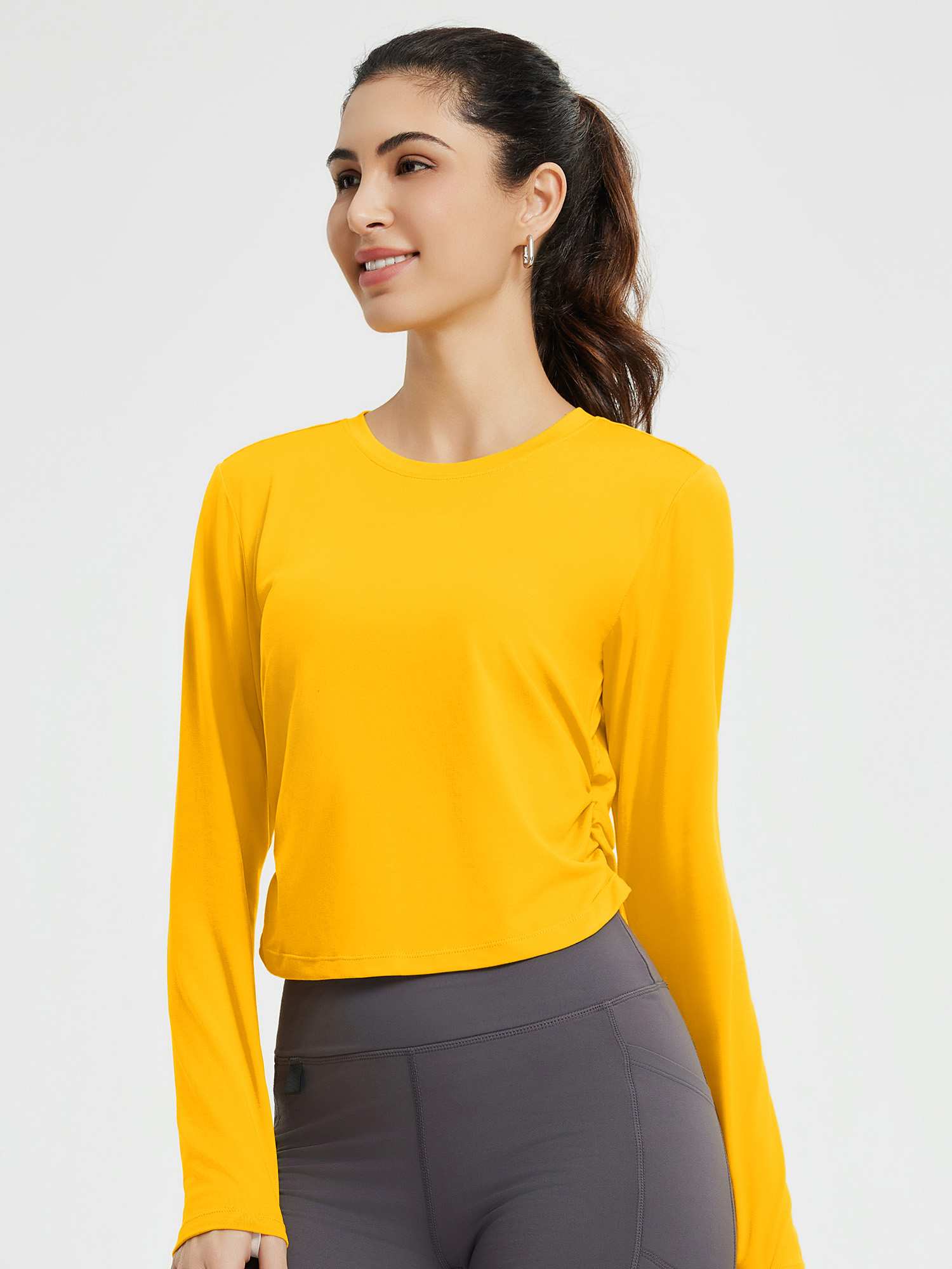 Women's Running Crew-Neck Long-Sleeve T-Shirt - Image 9