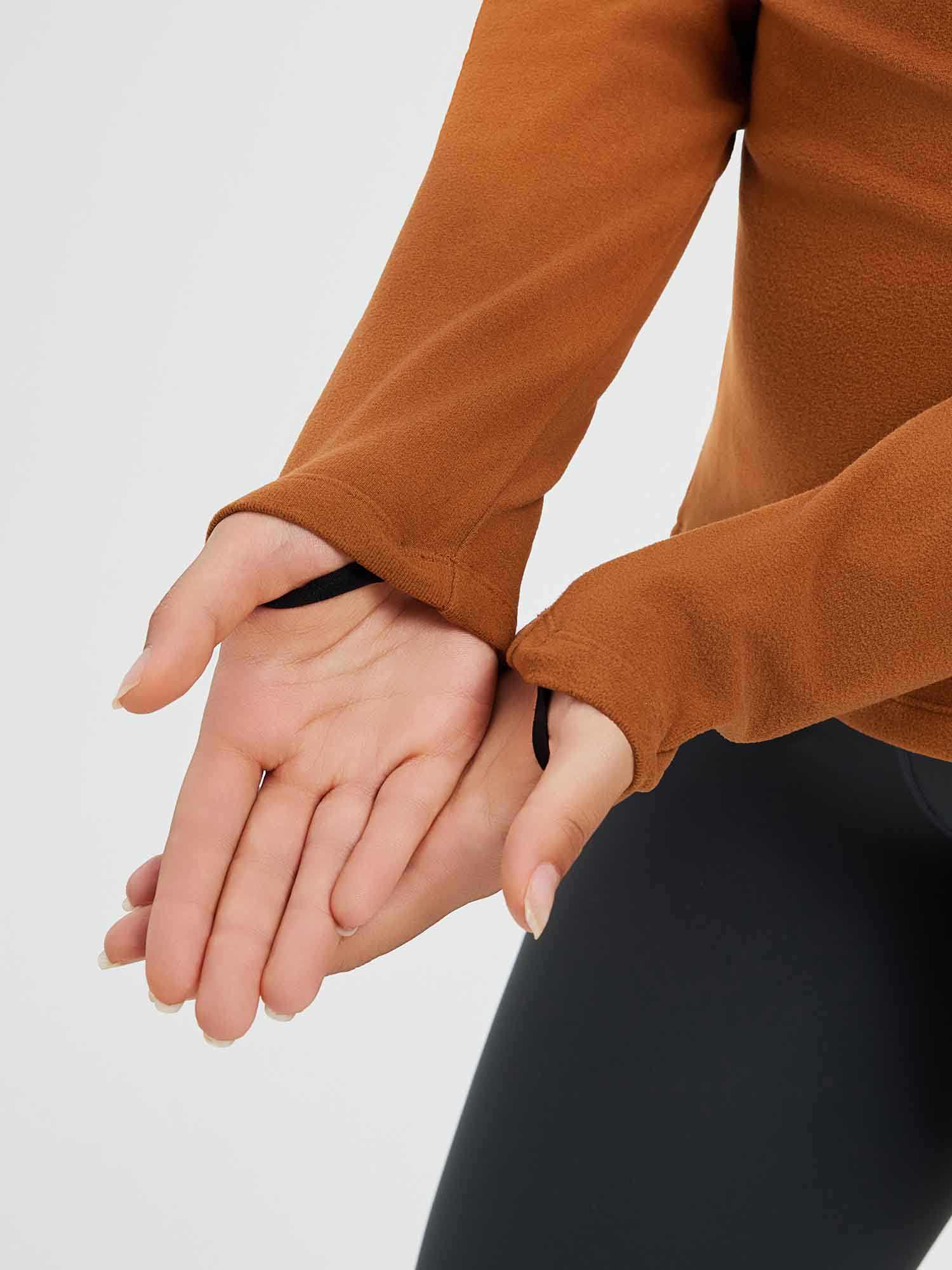 Running Half-Turtleneck Fleece Long-Sleeve T-Shirt - Image 12