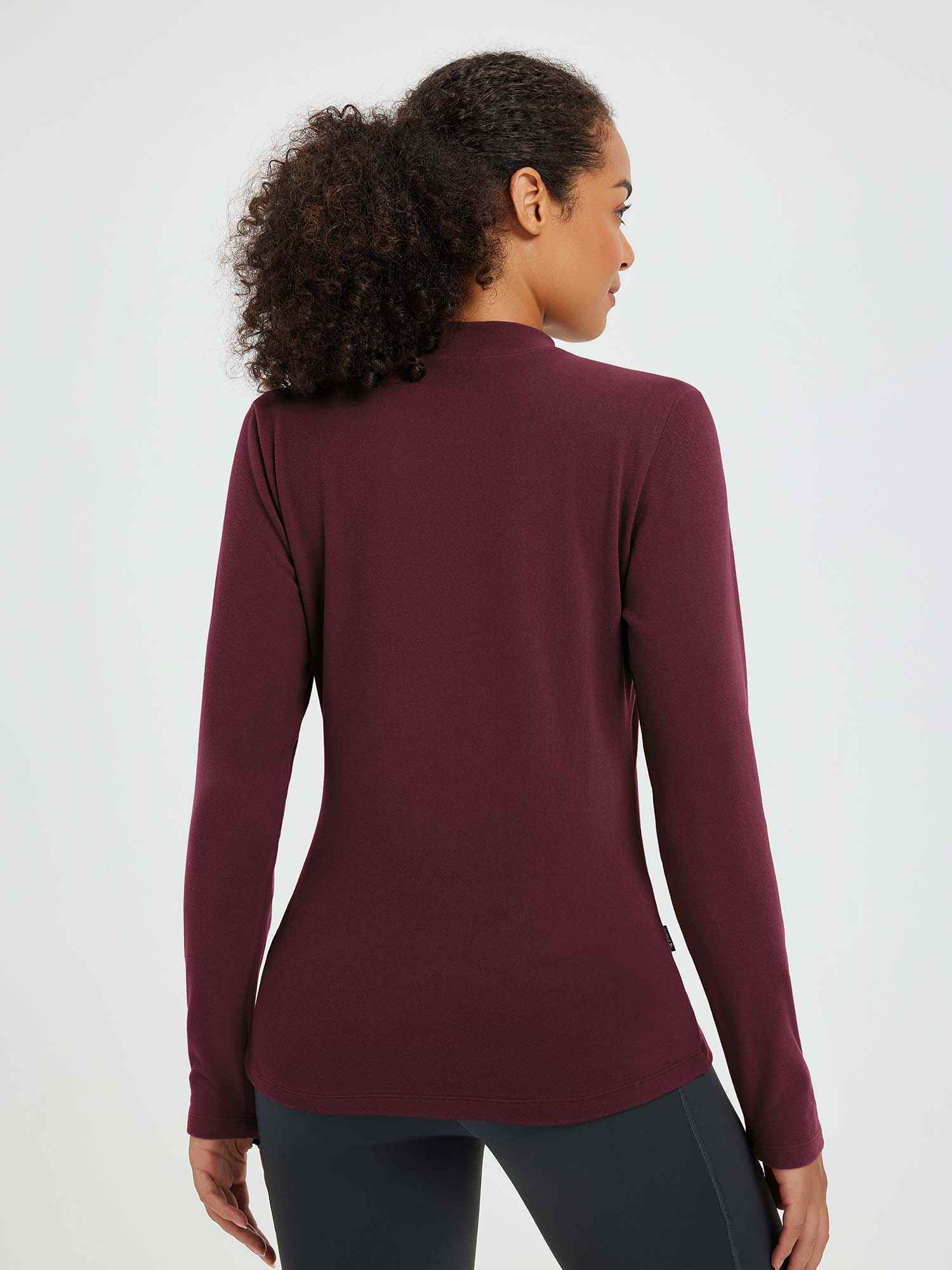 Running Half-Turtleneck Fleece Long-Sleeve T-Shirt - Image 14