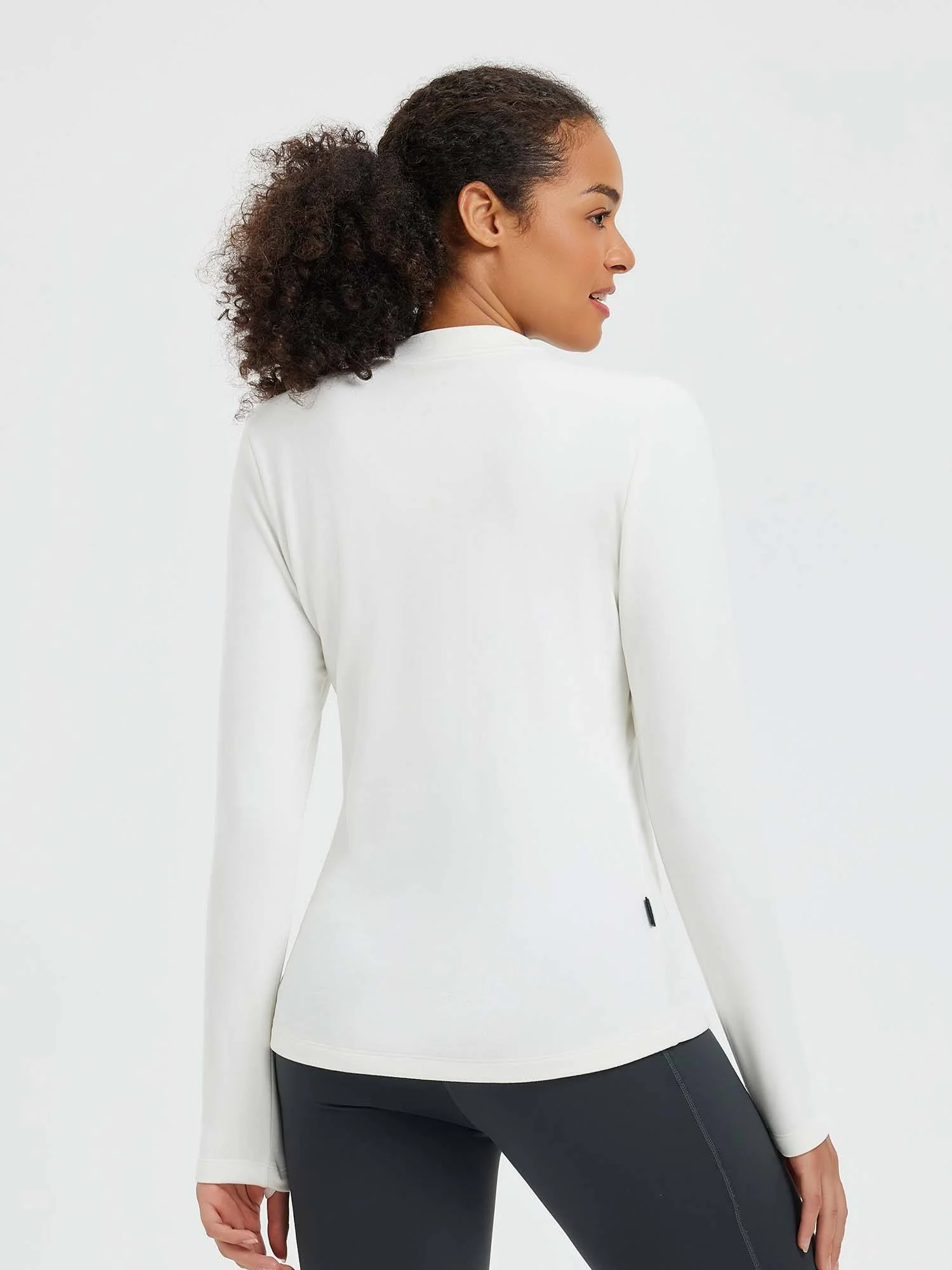 Running Half-Turtleneck Fleece Long-Sleeve T-Shirt - Image 21