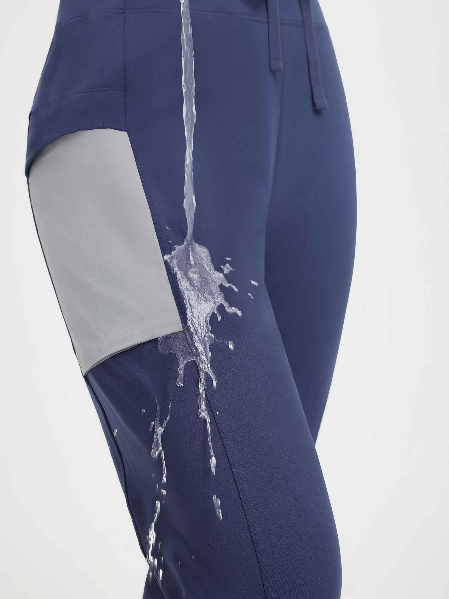 Women’s Running Patchwork Pockets Fleece Cuffed Pants - Image 17