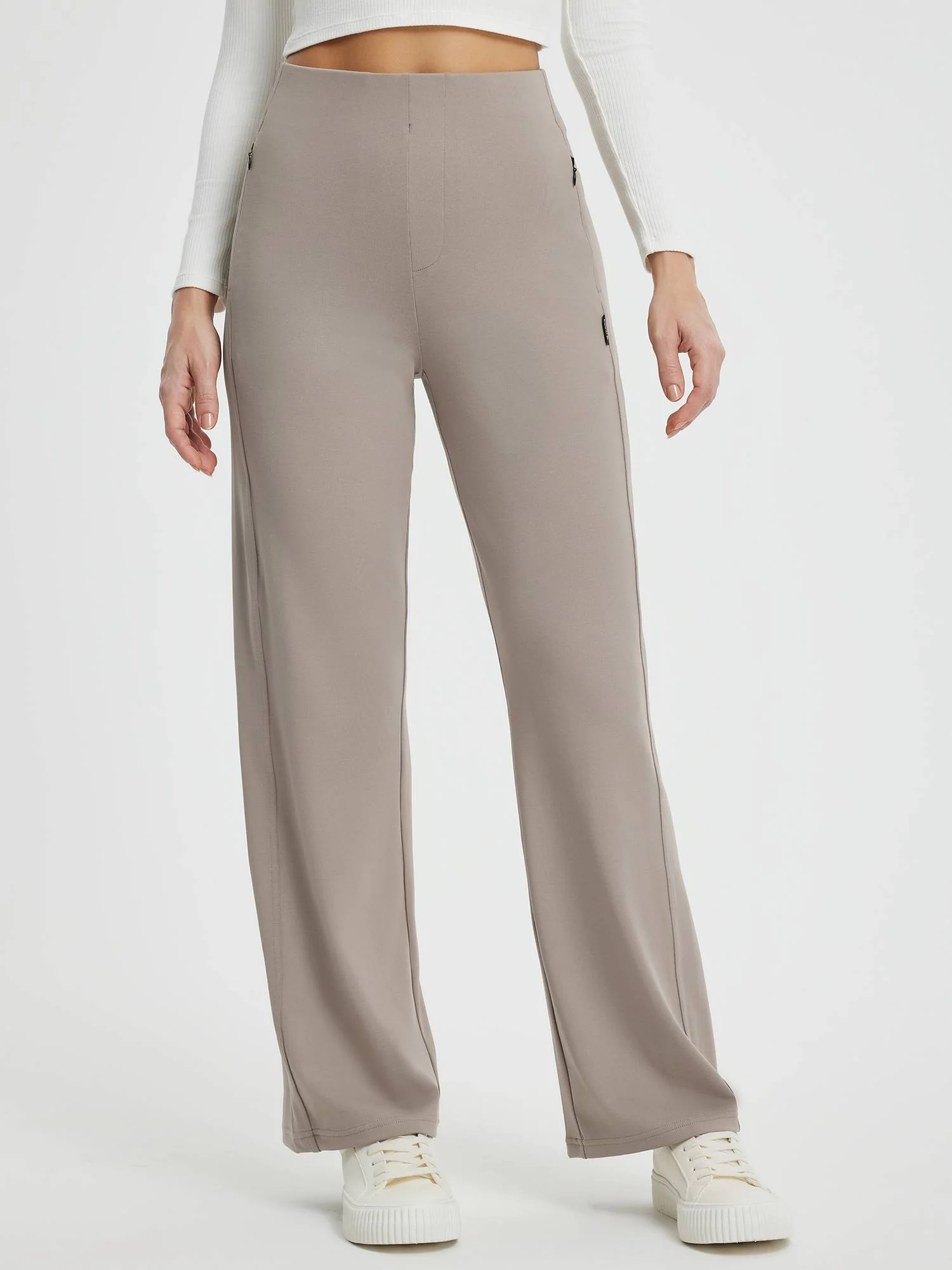 Yoga Commuter High-Waisted Wide-Leg Pants - Image 7