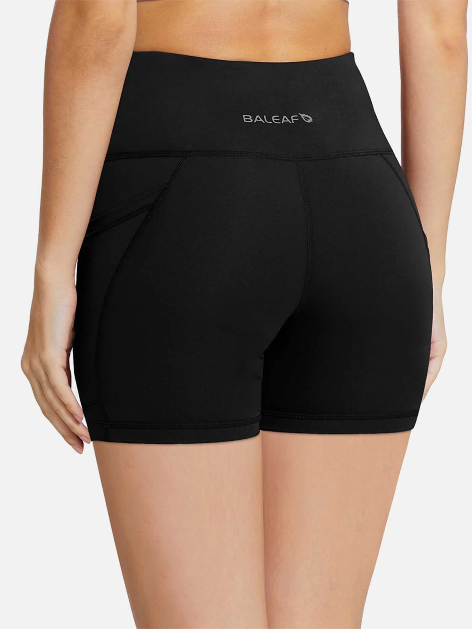 Women's 5" High-Waisted Compression Biker Shorts - Image 5