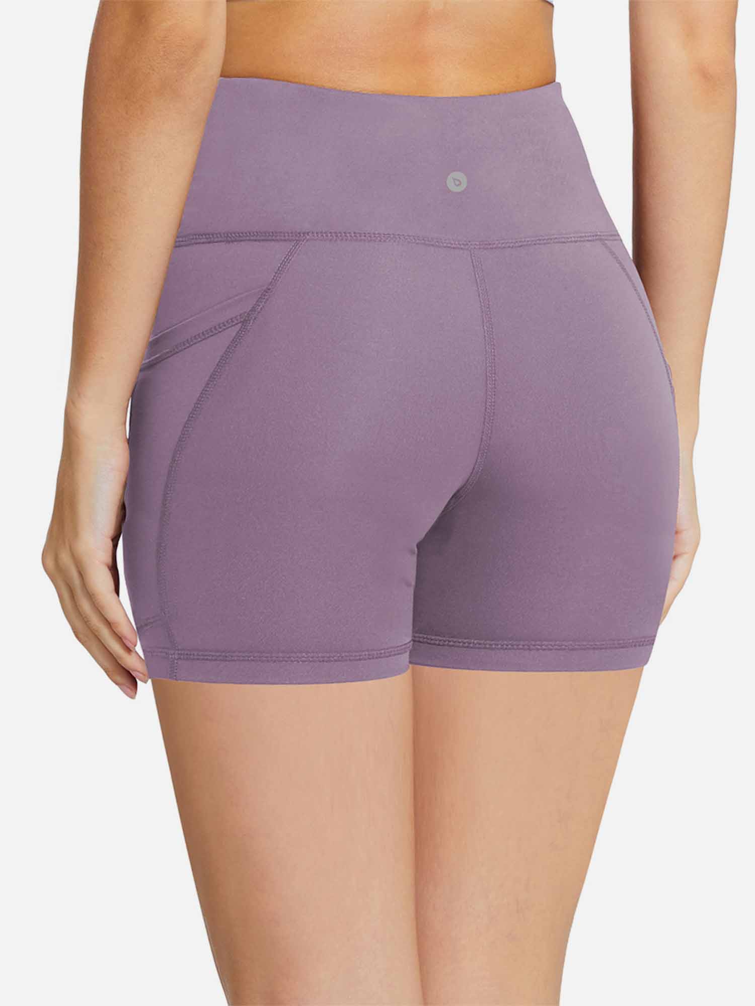 Women's 5" High-Waisted Compression Biker Shorts - Image 50