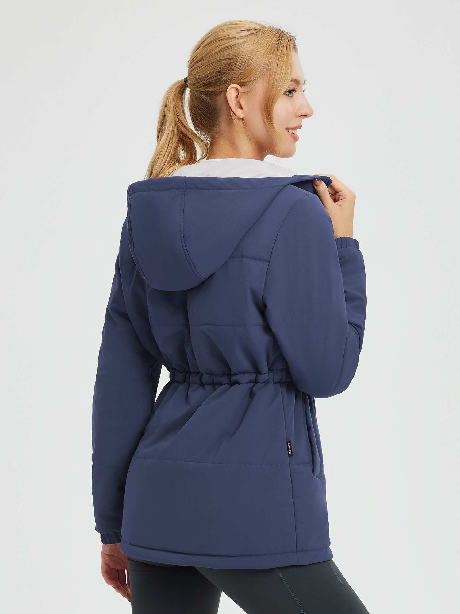 Women's Cinch Waist Puffer Jacket - Image 22
