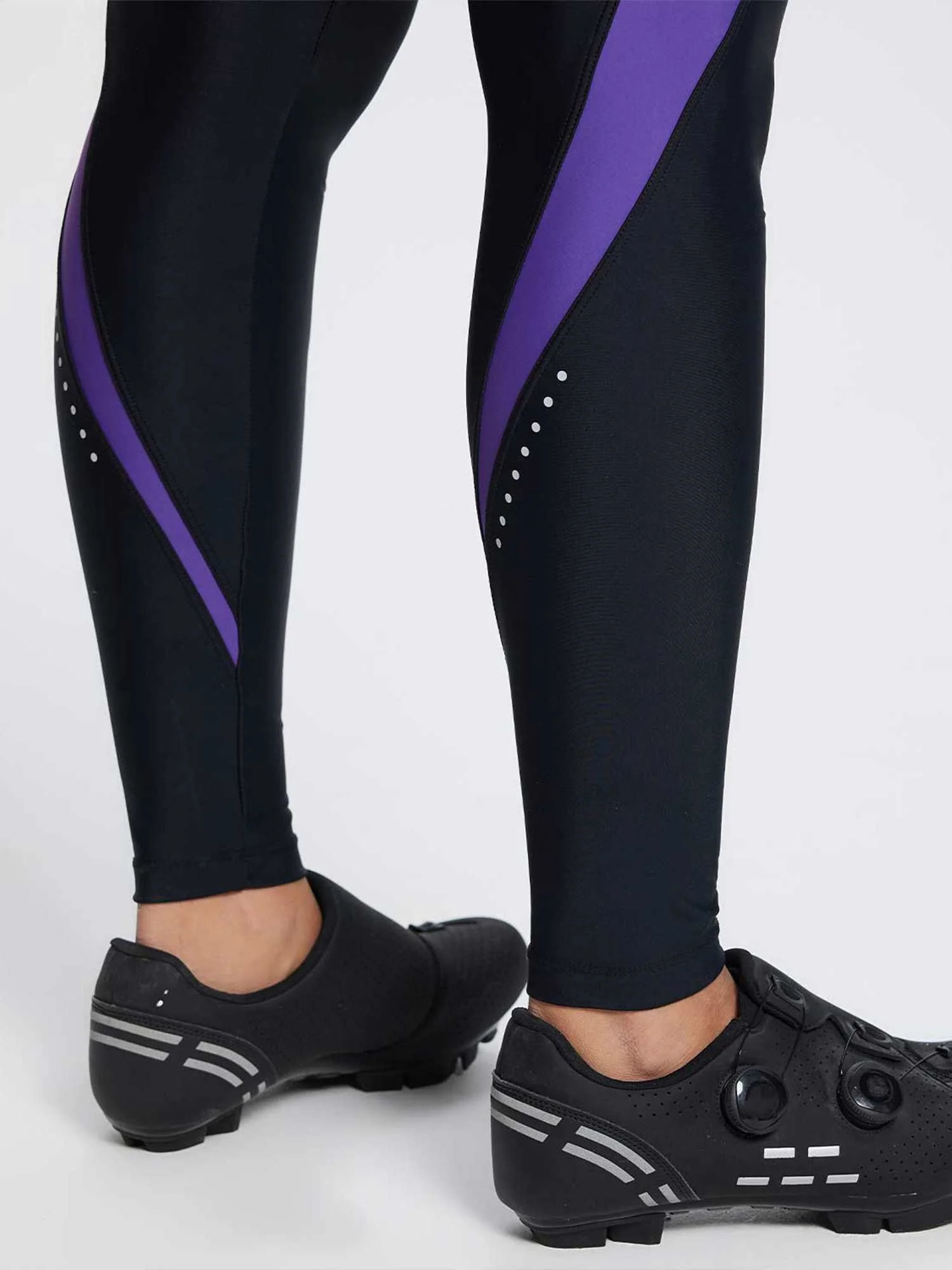 Women's Colorblock Padded Cycling Tights - Image 3