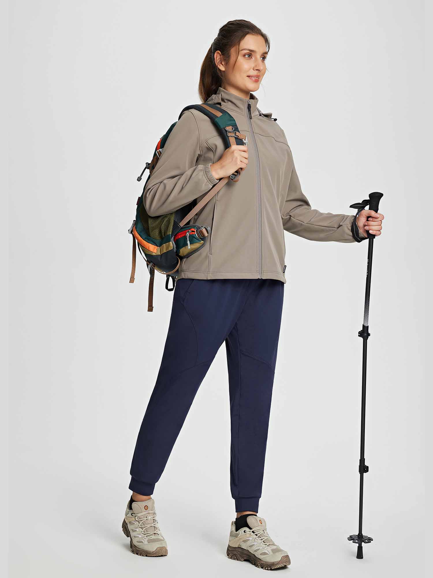 Women's Drawstring Fleece Jogger Pants - Image 36