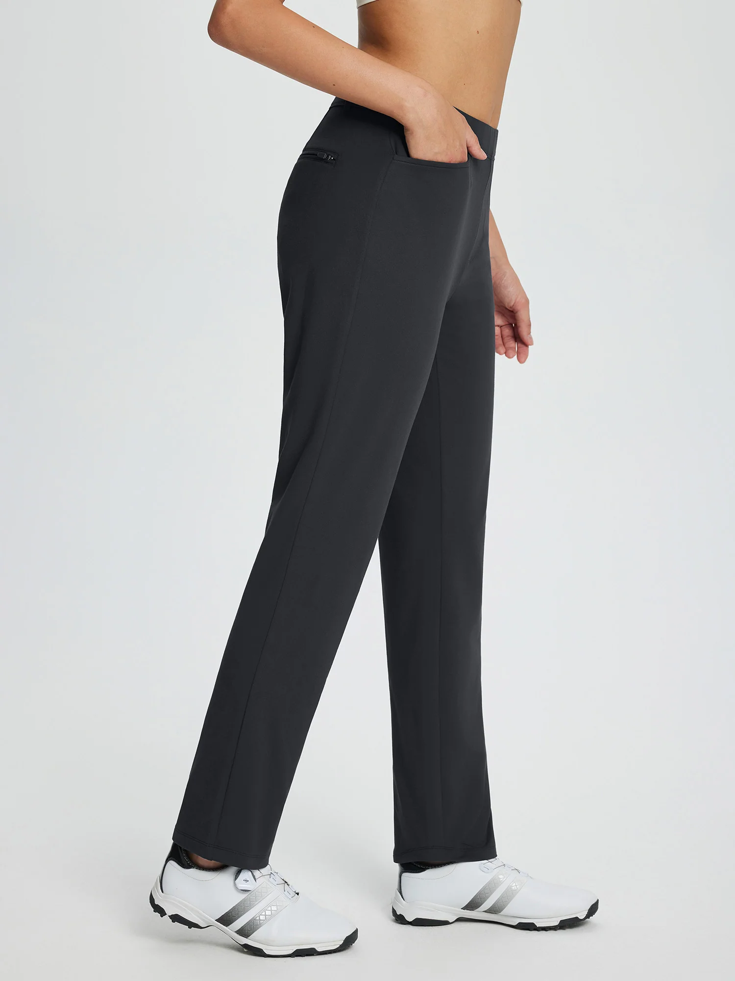Women's Fleece-Lined Straight-Leg Golf Pants - Image 14