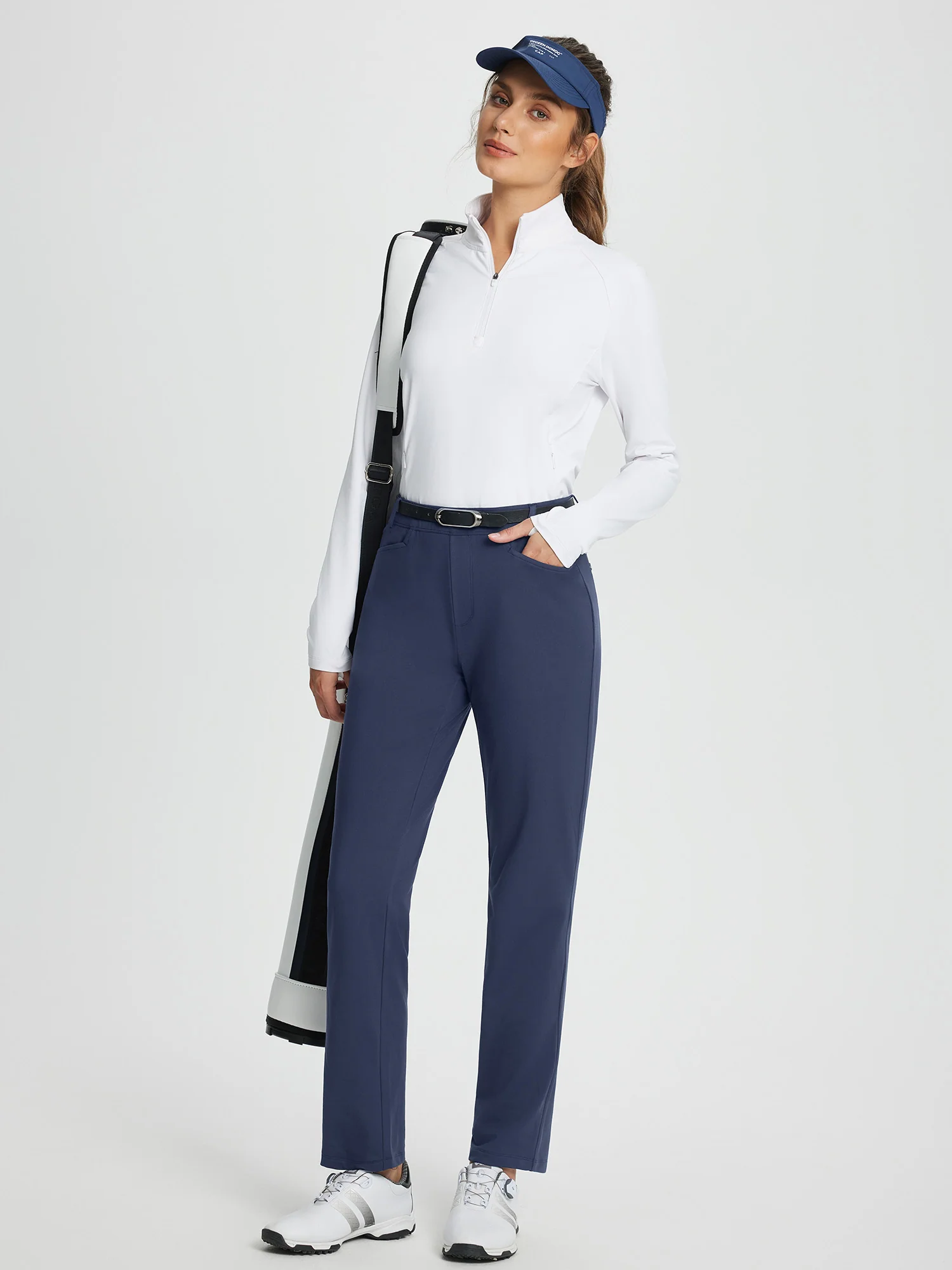 Women's Fleece-Lined Straight-Leg Golf Pants - Image 24