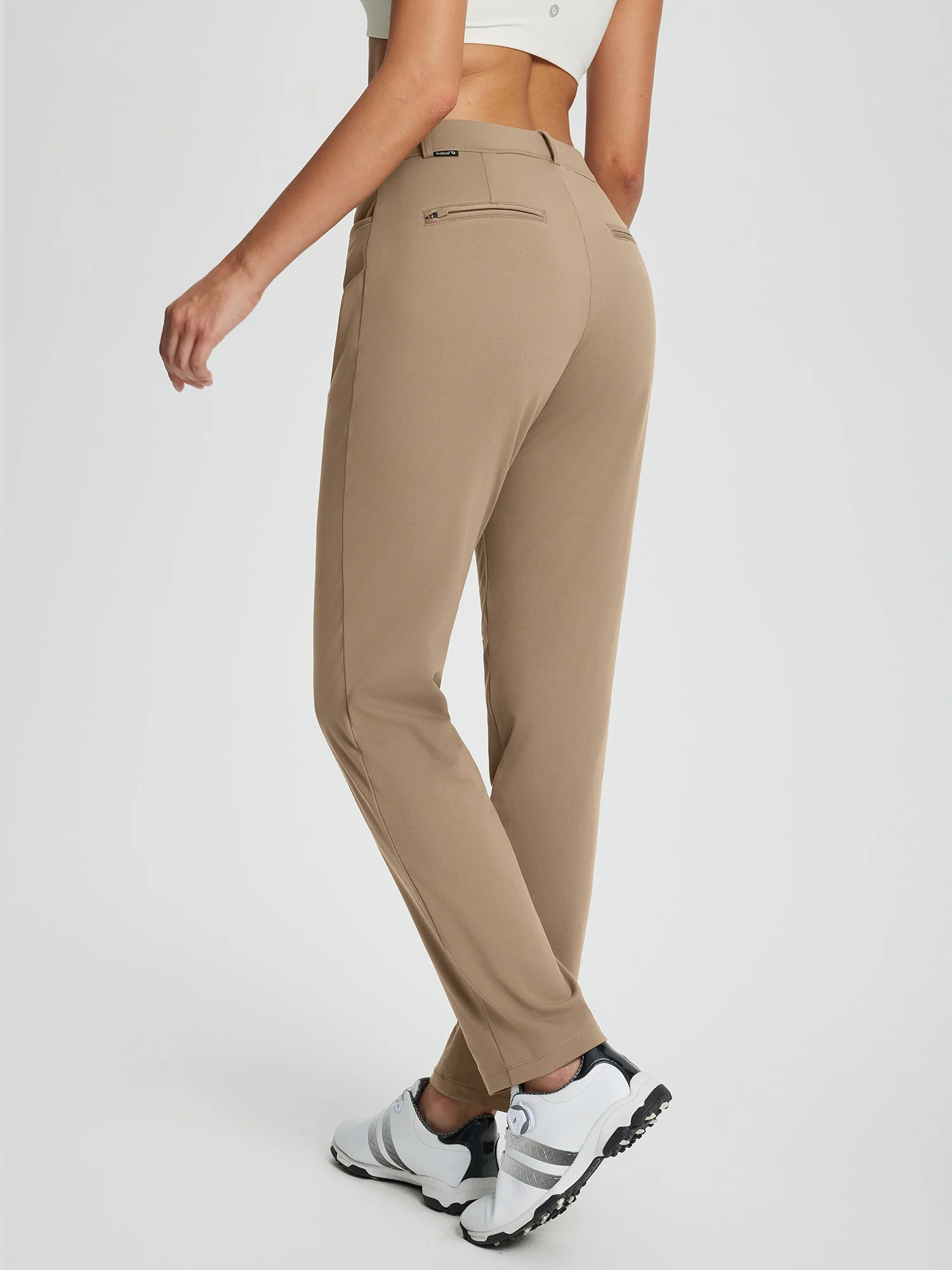 Women's Fleece-Lined Straight-Leg Golf Pants - Image 9