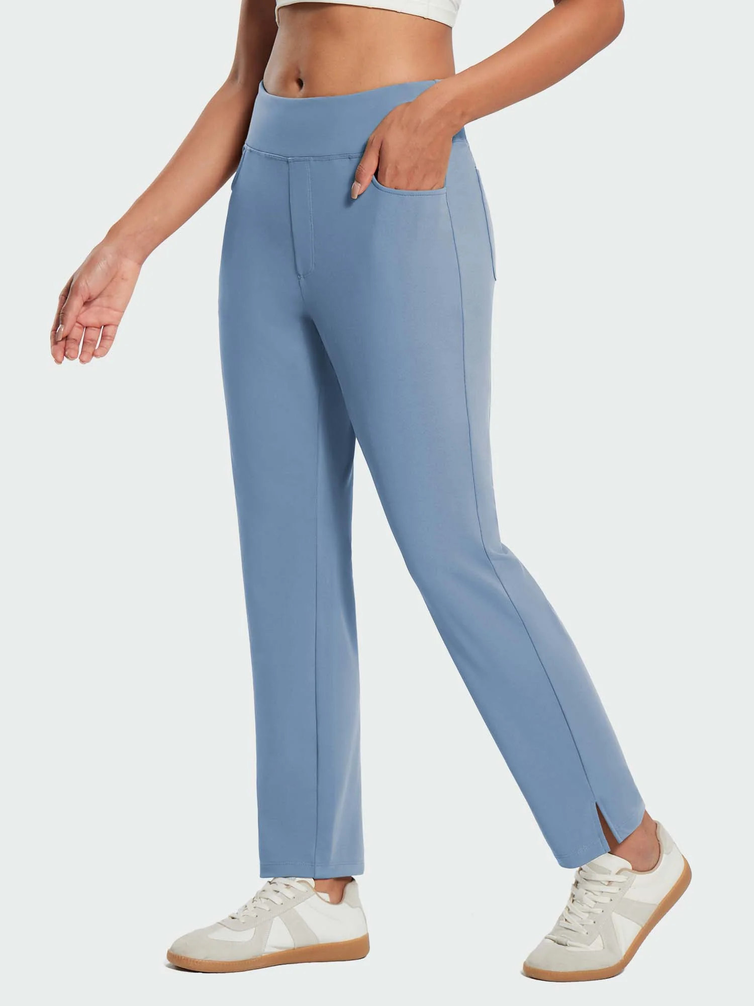Women's Fleece-Lined Tapered Jogger Pants - Image 4