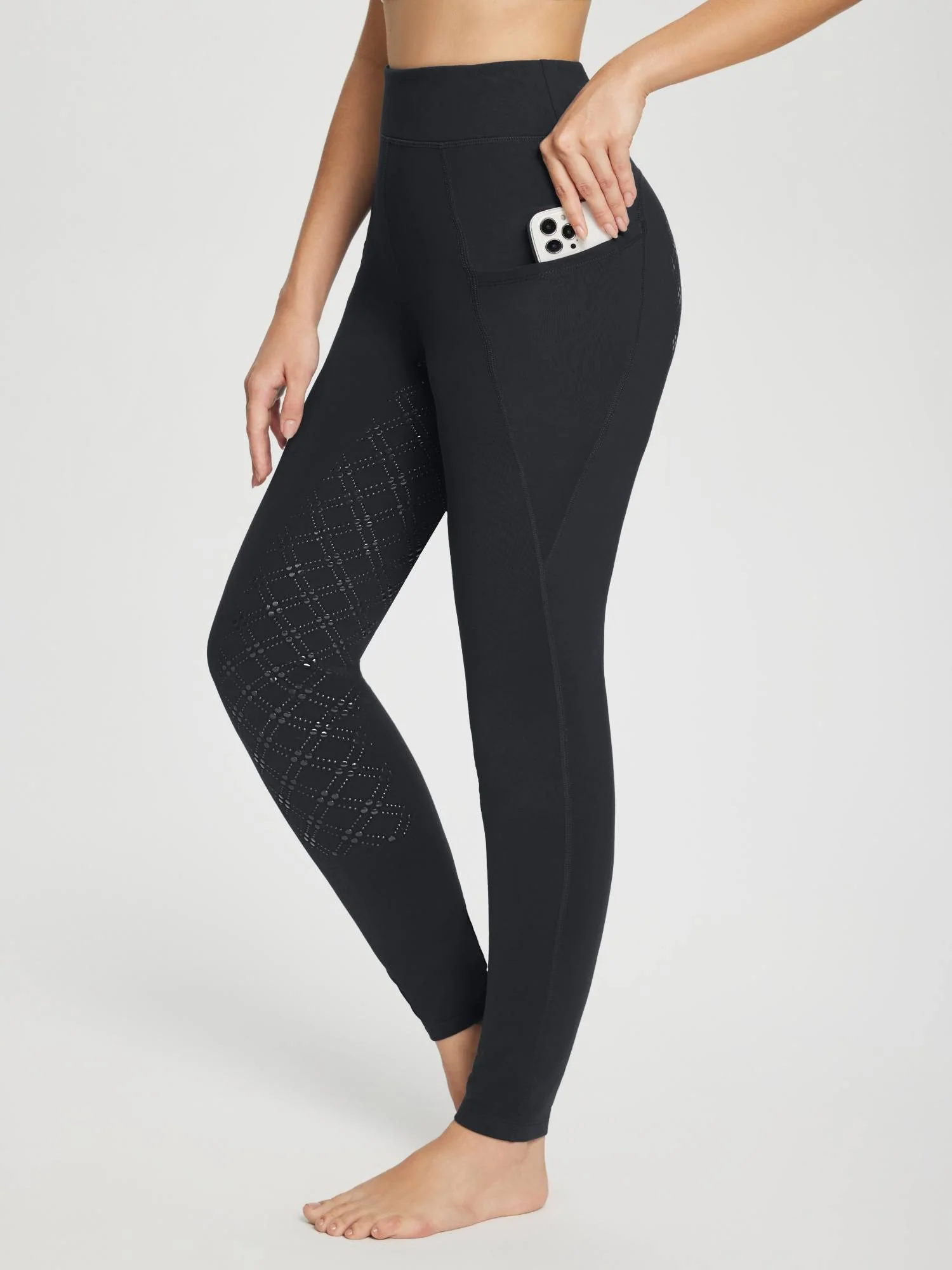 Women's Full-Seat Fleece Silicone Breeches - Image 17