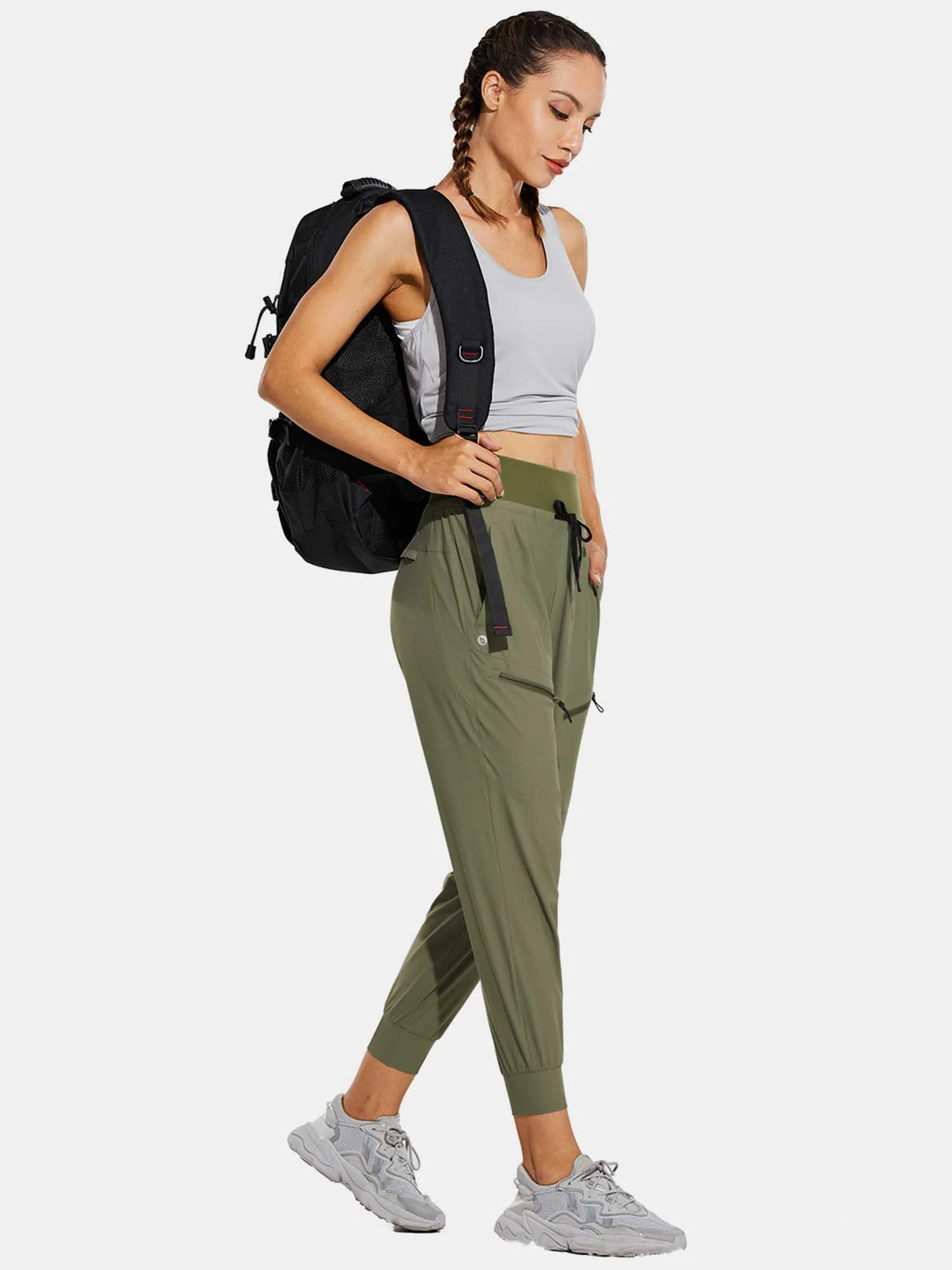 Women's High-Waisted Quick-Dry Hiking Joggers - Image 45