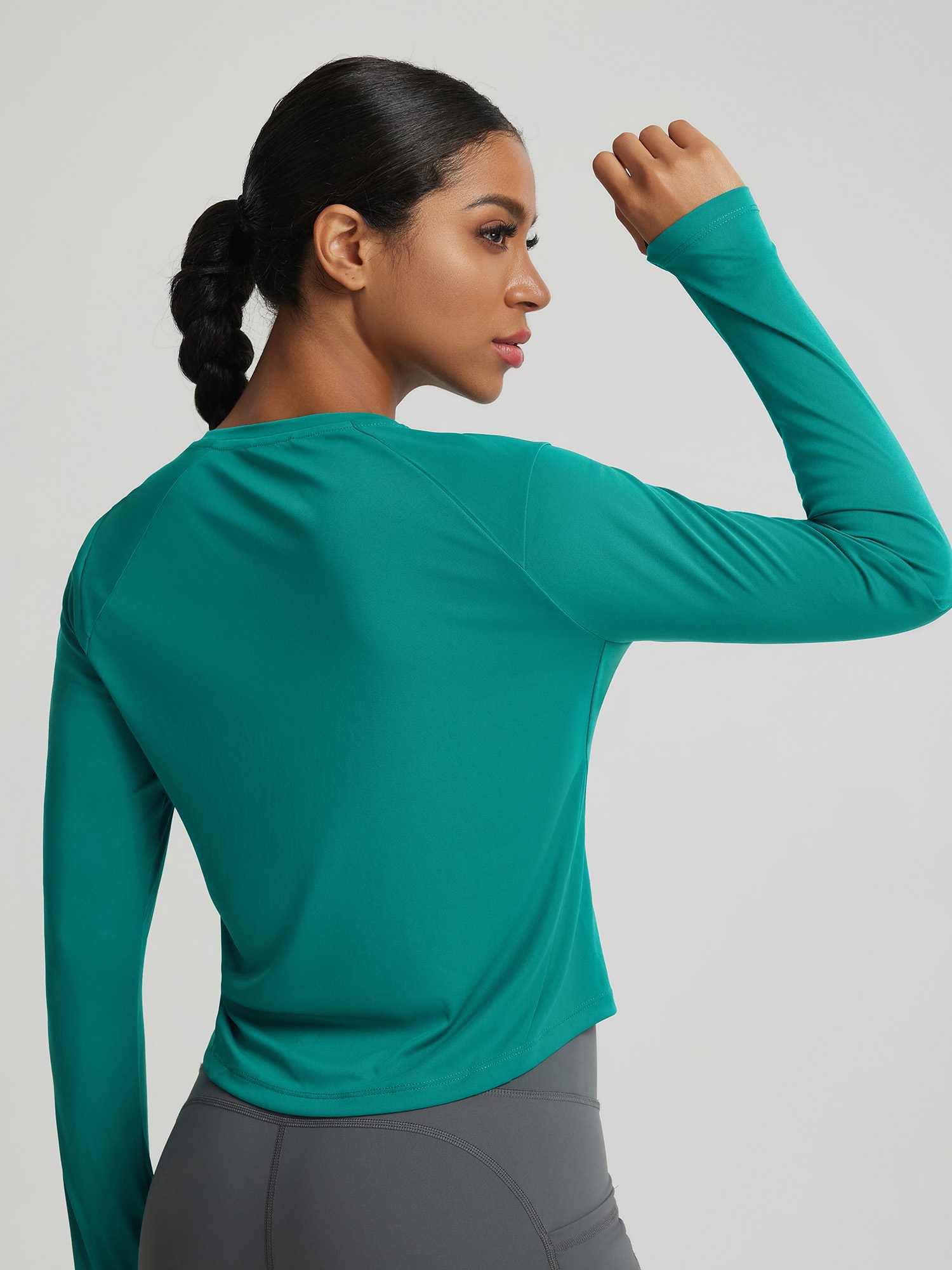 Baleaf UPF 50+ Long-Sleeve Crop Sun Shirts - Image 15