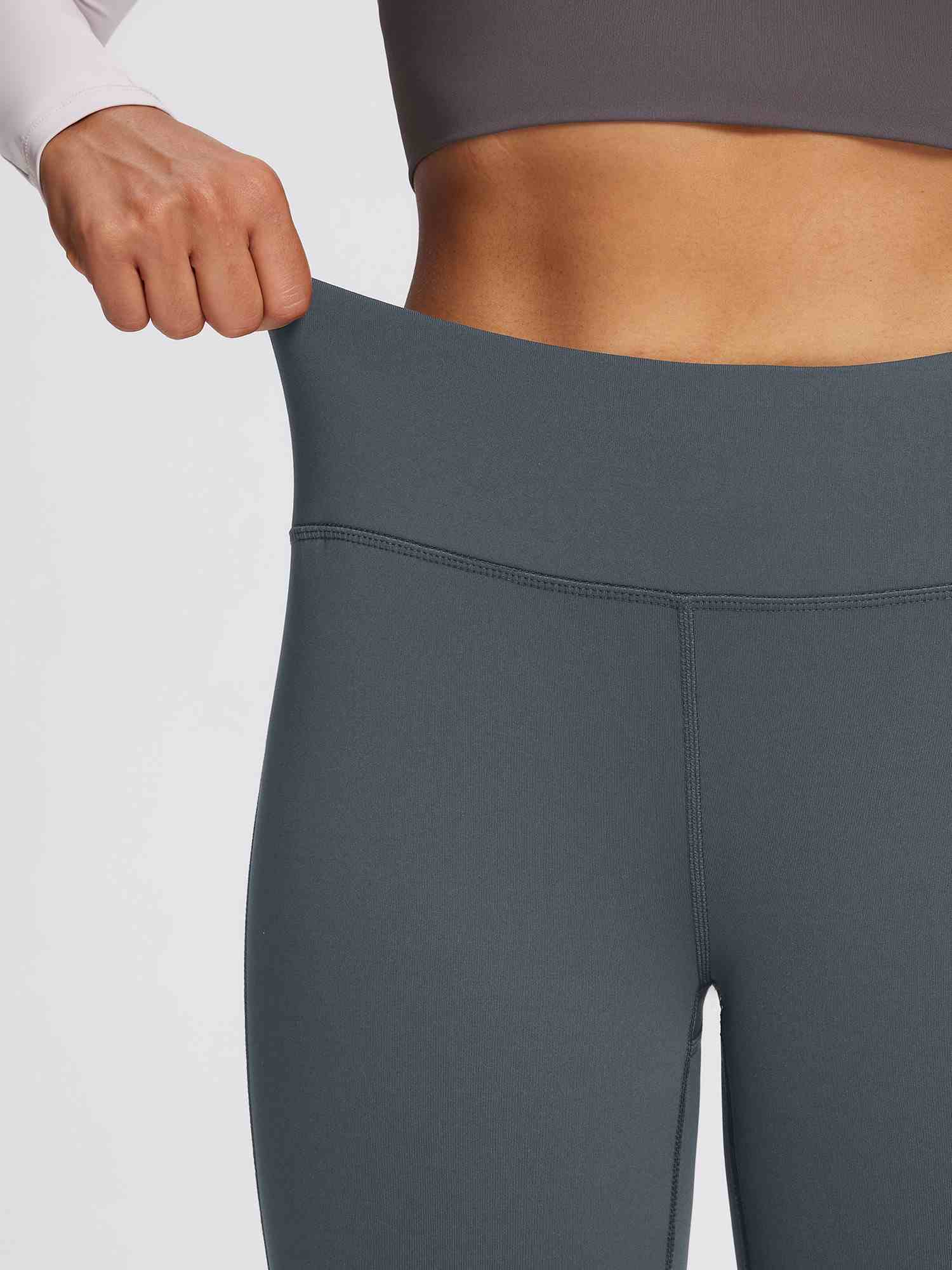 Women's Petite Fleece-Lined Yoga Leggings - Image 3