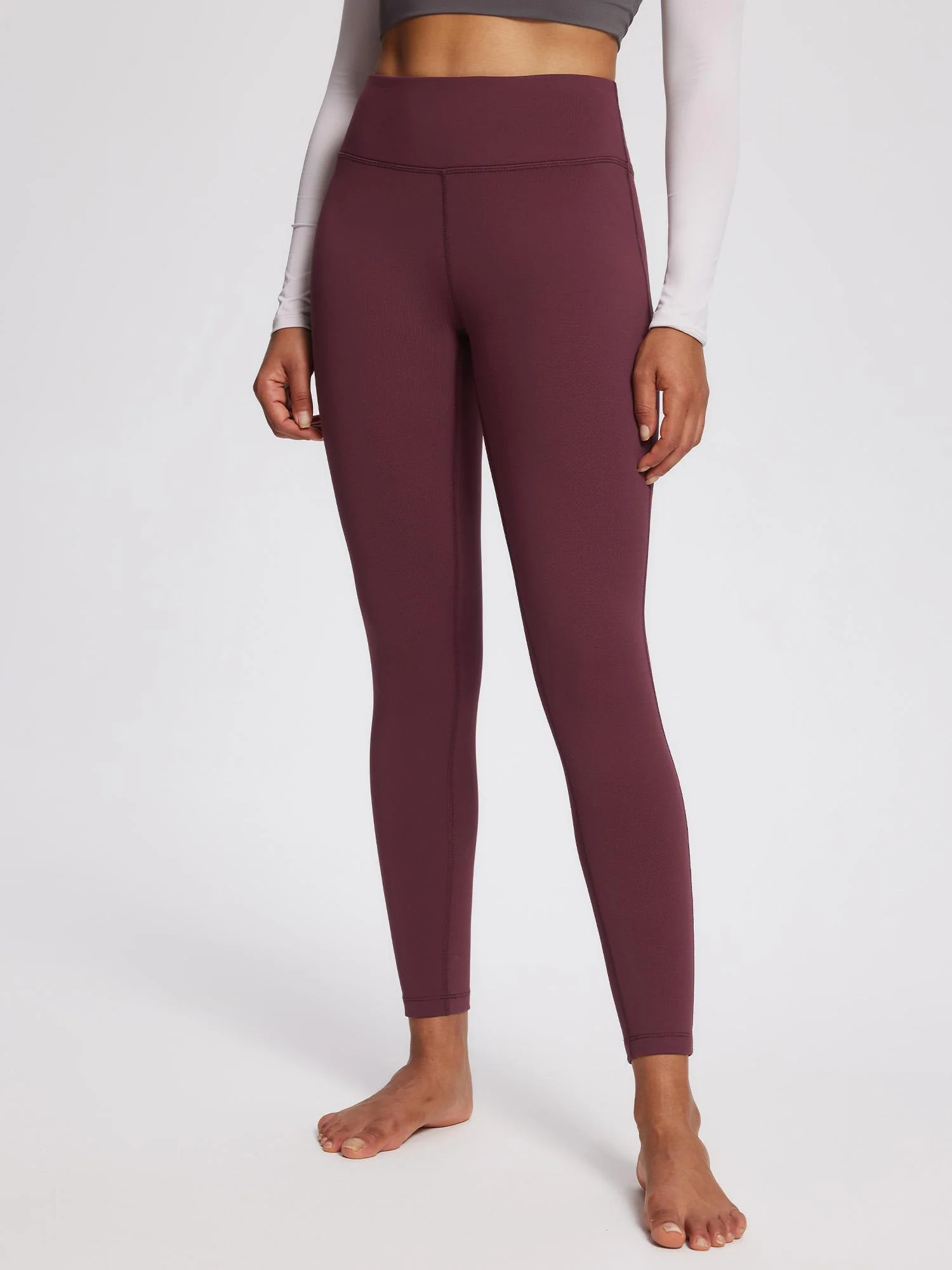 Women's Petite Fleece-Lined Yoga Leggings - Image 9