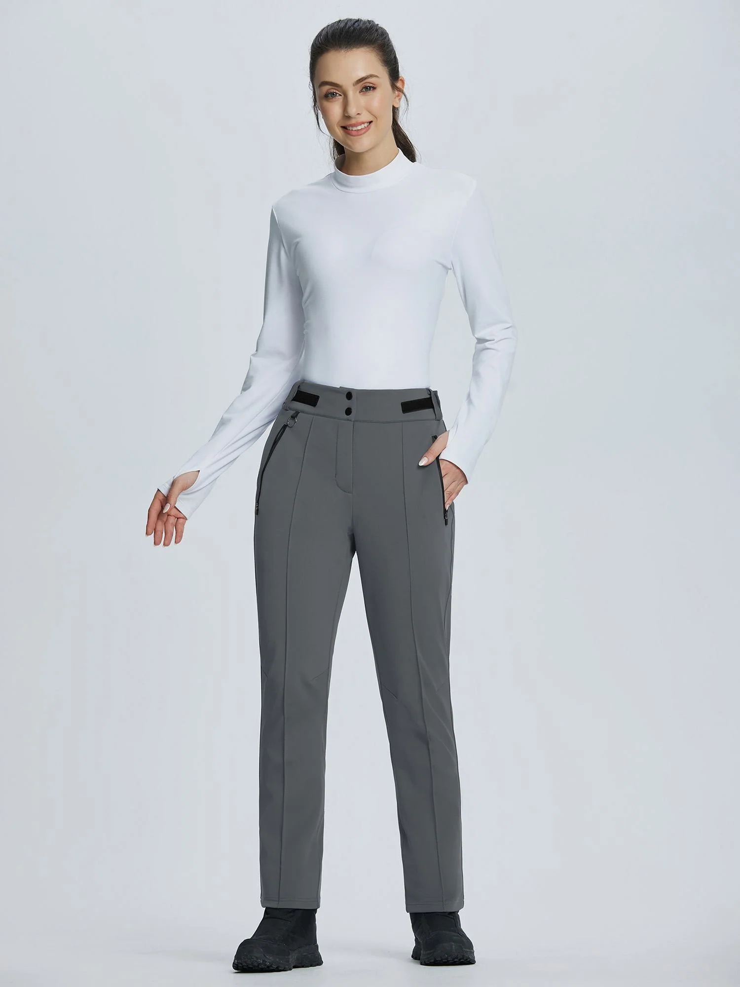 Soft-Shell Straight-Leg Ski Pants - Image 17