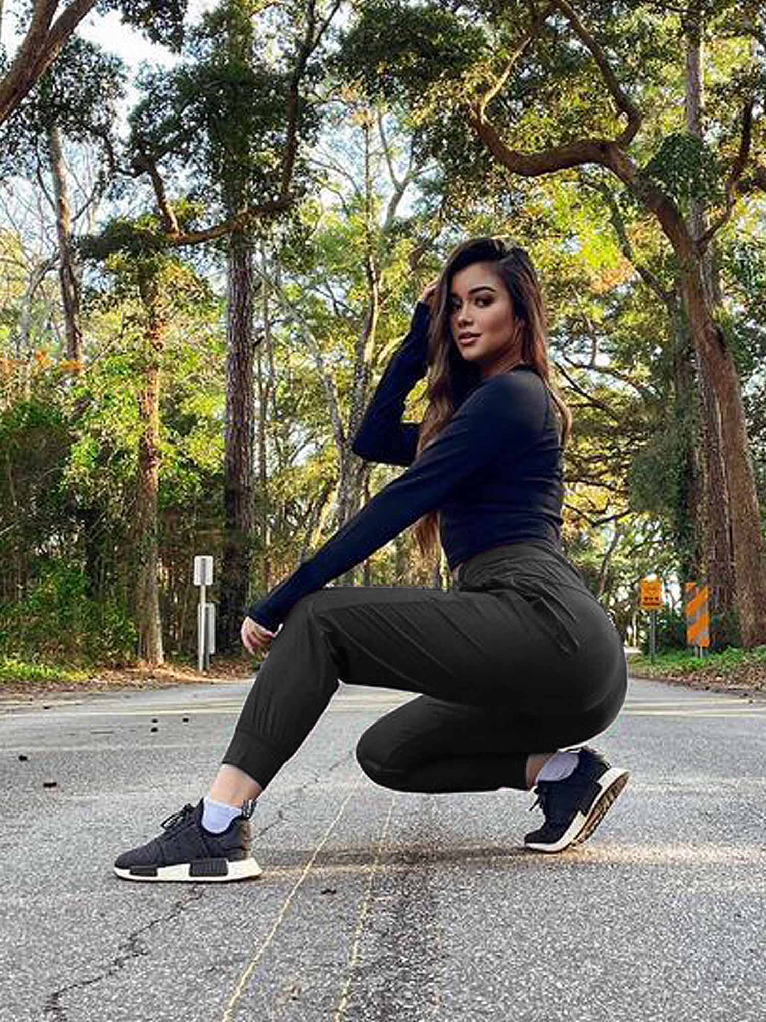 Women's Tall High-Waisted Quick-Dry Hiking Joggers - Image 12