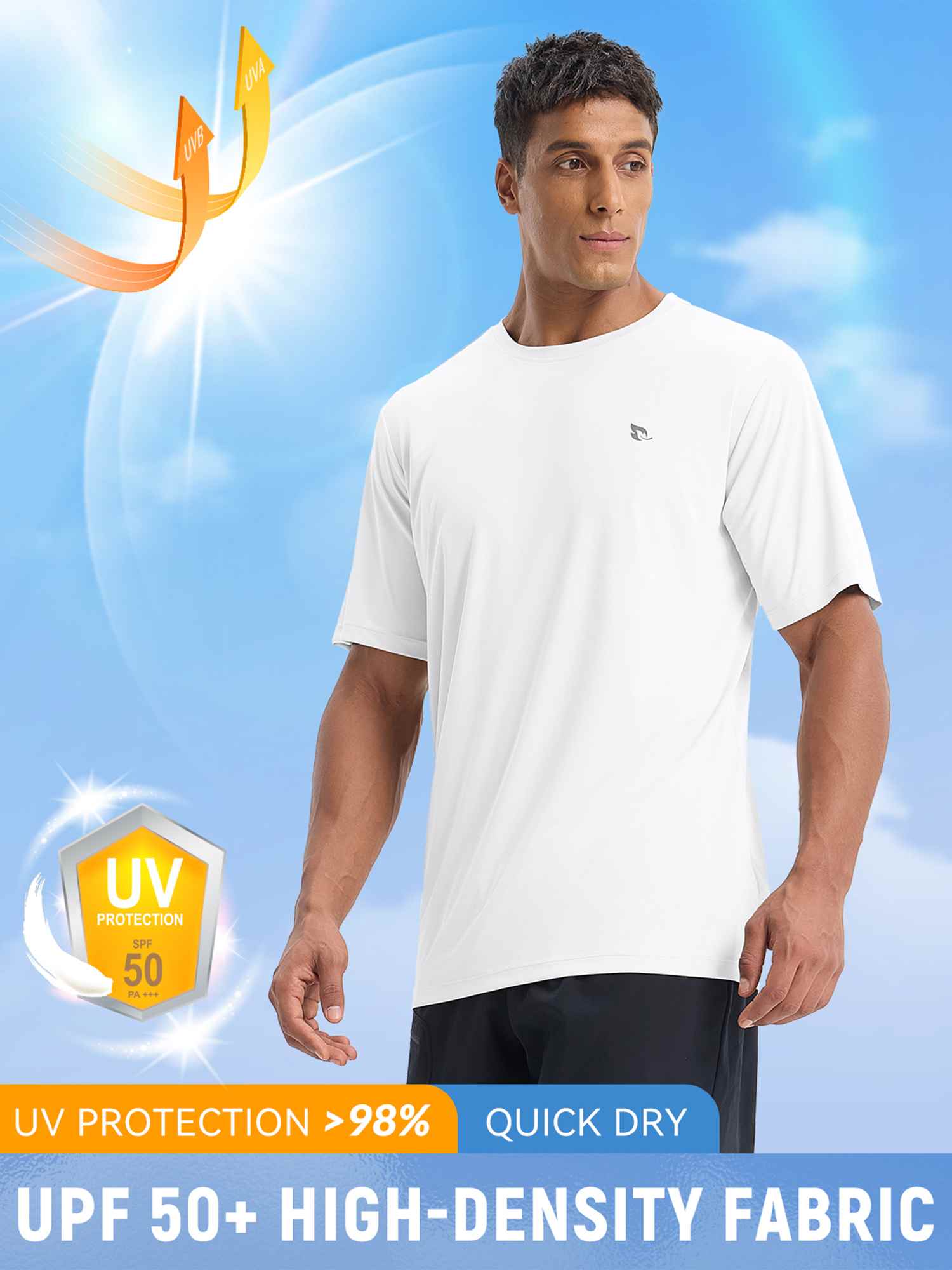 Men's Outdoor Short Sleeve Crew Neck T-Shirt - Image 28